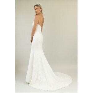 Augusta Jones Women's Jayma Strapless Lace Wedding Dress - 14